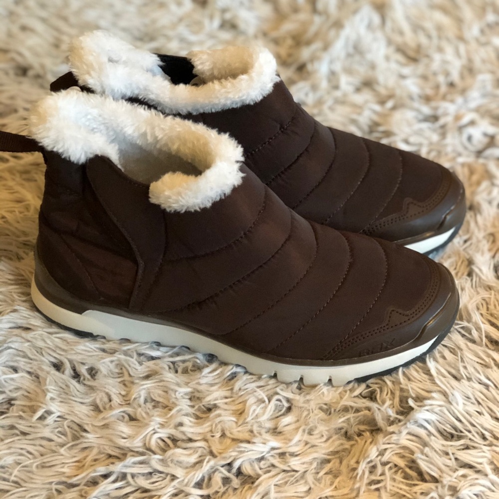 Brown Fur-Lined Winter Boot